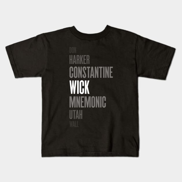 Wick is My Favorite John Kids T-Shirt by 12&24